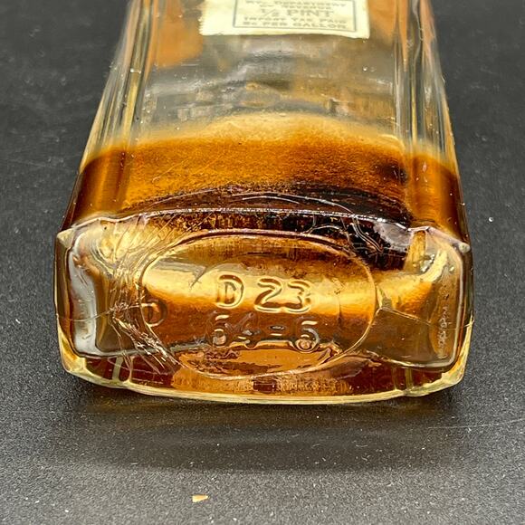 Vintage White Swan Dry Gin Hiram Walker & Sons 1/2 Pint Bottle 1920s-30s - Picture 7 of 8